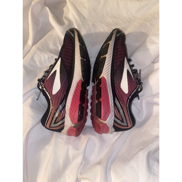 Brooks Ghost 10 Women's Lace Up Sneakers Size 7.5 Black pink White - Picture 4 of 14